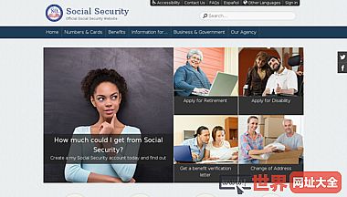 美国社会安全管理局官网