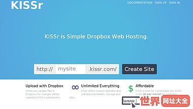 基于Dropbox网页托管平台